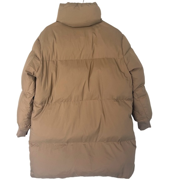 🆕 NWT Zara - Puffer Jacket Selected Thermal Edition Down - XS in Taupe - Picture 6 of 13